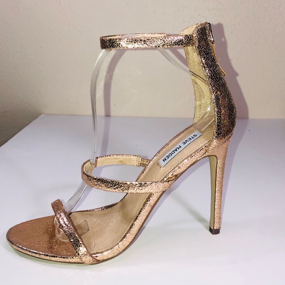 NEW Steve Madden Pepin Metallic Heels Size 9